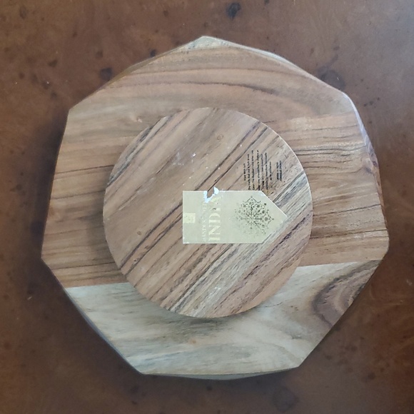 Wood Lazy Susan - Picture 3 of 5